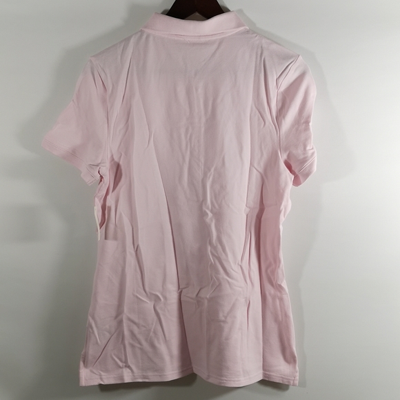 NWT Women's Amazon Essentials Polo Shirt-Sleeve, Light Pink, Size Small - Picture 4 of 4